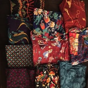 10 pairs of leggings, GUC-BNWOT, 7 are LuLaRoe!